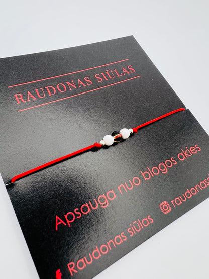 Dūminis kvarcas ir baltasis oniksas “Kalėdos”