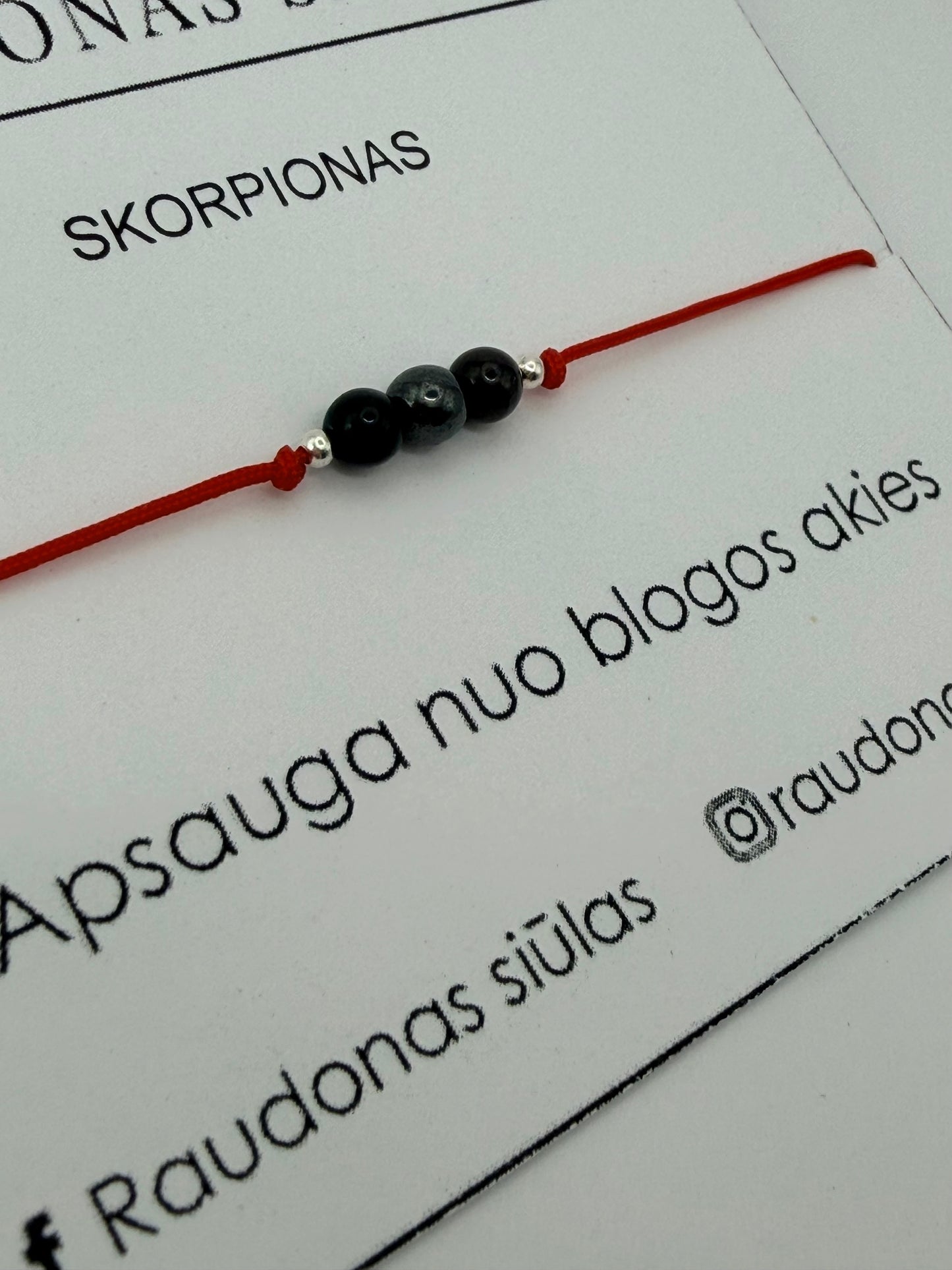 Skorpiono energijos apyrankė